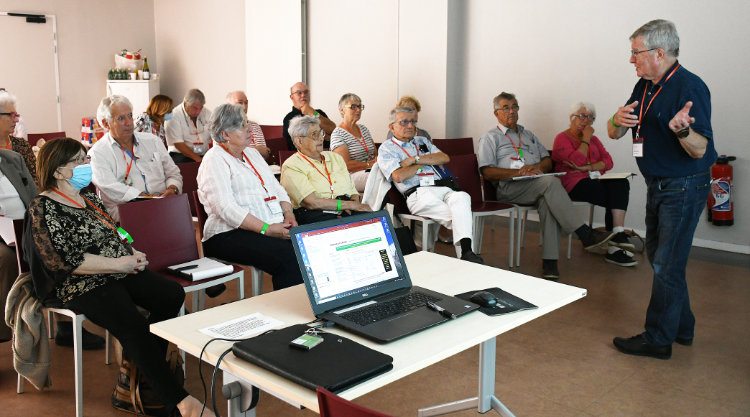 L'un des ateliers de présentation du SIGB Orphée