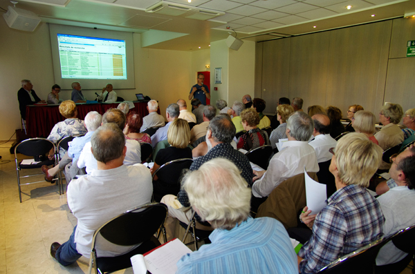 Thierry DUMAS présente le nouveau Serveur National lors de l'Assemblée générale de l'Association des Donneurs de Voix