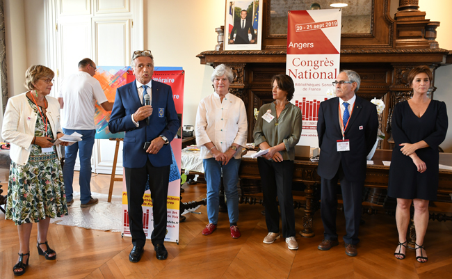 Intervention du représentant du LIONS Club lors de la remise du Prix Littéraire National de l'Audiolecture 2019