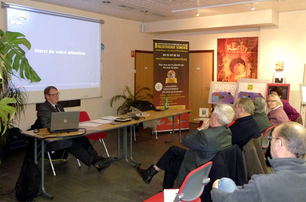 L'assistance à la réunion annuelle d'information de la Bibliothèque Sonore des Alpes de Haute Provence