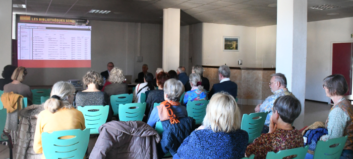 Vue de la réunion annuelle de la Bibliothèque Sonore de Manosque