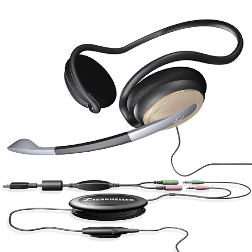 Le micro-casque SENNHEISER PC 166