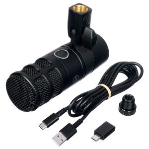 micro de studio AT2040 USB et son cable de connexion USB